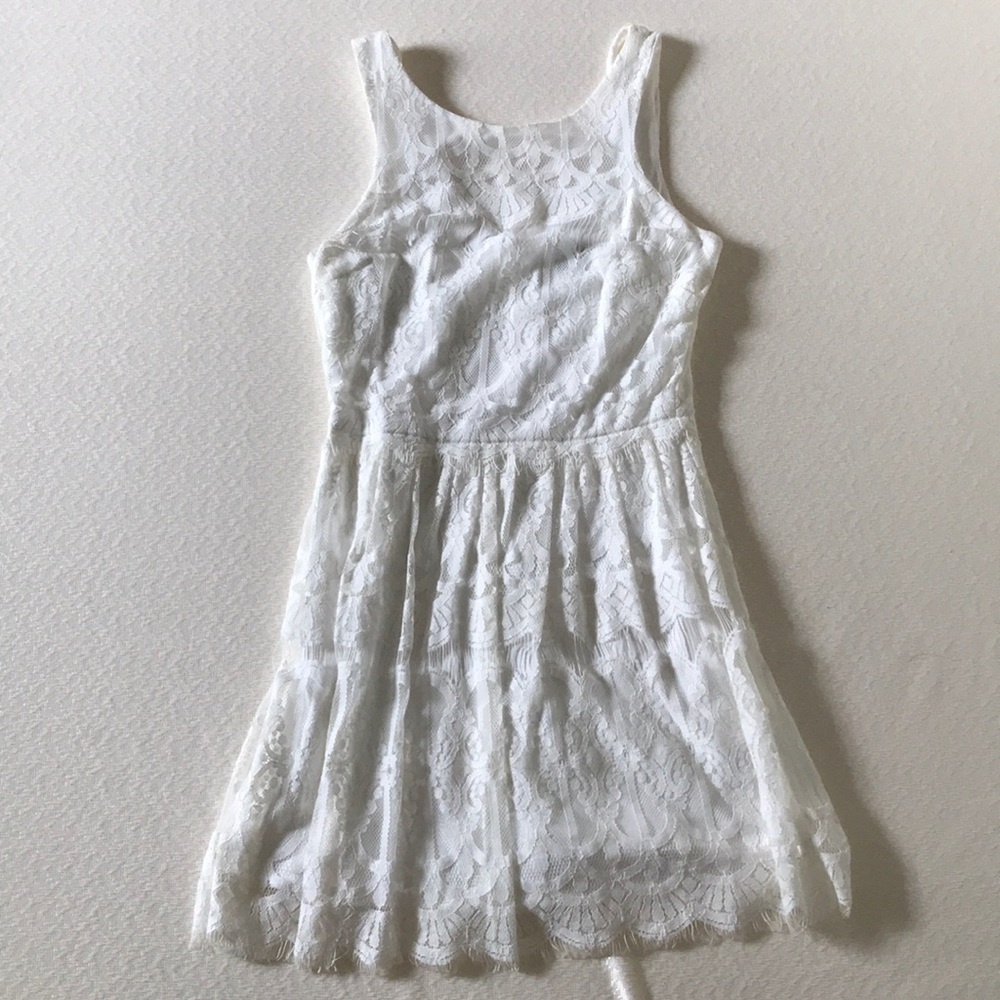 White Lacy Dress